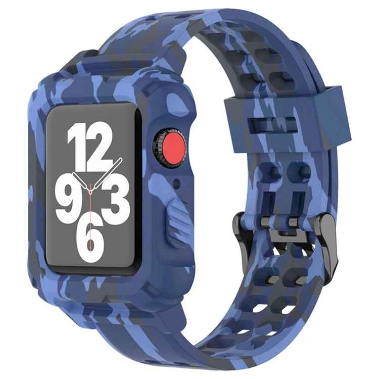 Silicone Apple Watch Band+Case Series 9/8/7/6/5/4/SE