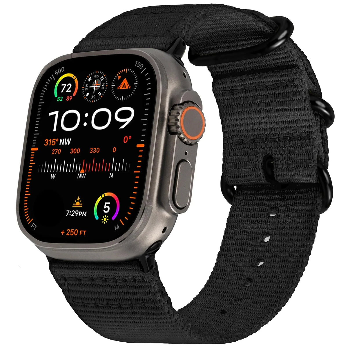 Woven Nylon Apple Watch Band – Sport Braided Strap | Series 10/9/8/7/6/SE & Ultra 1/2/3
