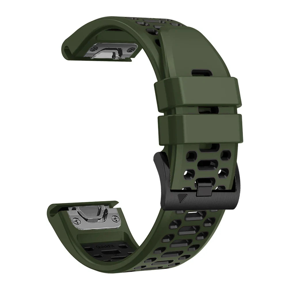 Garmin QuickFit 22/26mm Breathable Two-Tone Silicone Band