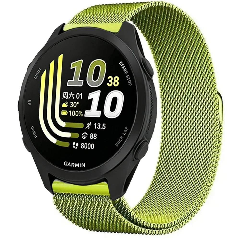 Garmin 20/22mm Quick Release Magnetic Milanese Band