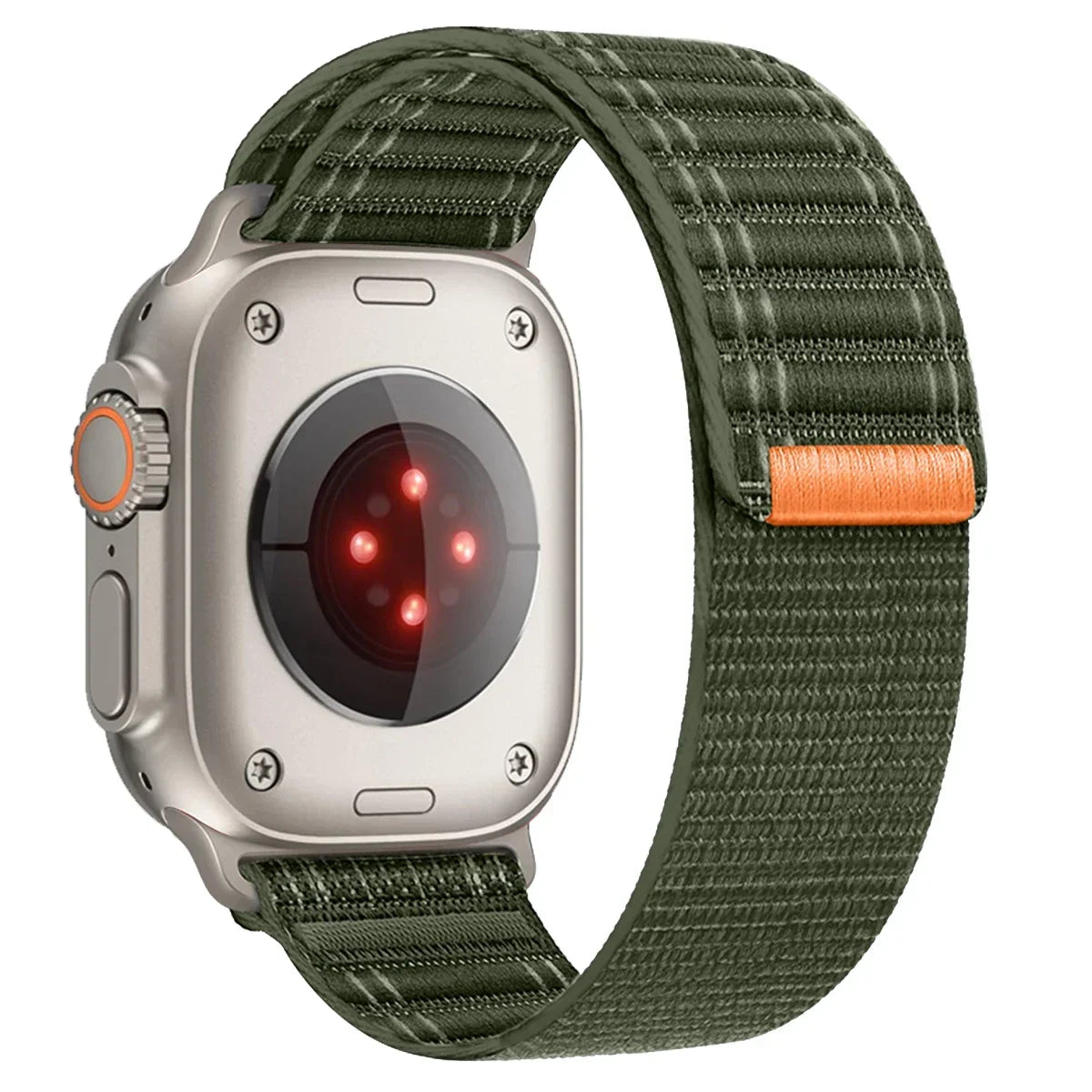 Nylon Loop Wave Strap for Apple Watch – Ultra 3/2 49mm, Series 11/10/9/8/7/6/SE 46/45/44/42/41/40mm