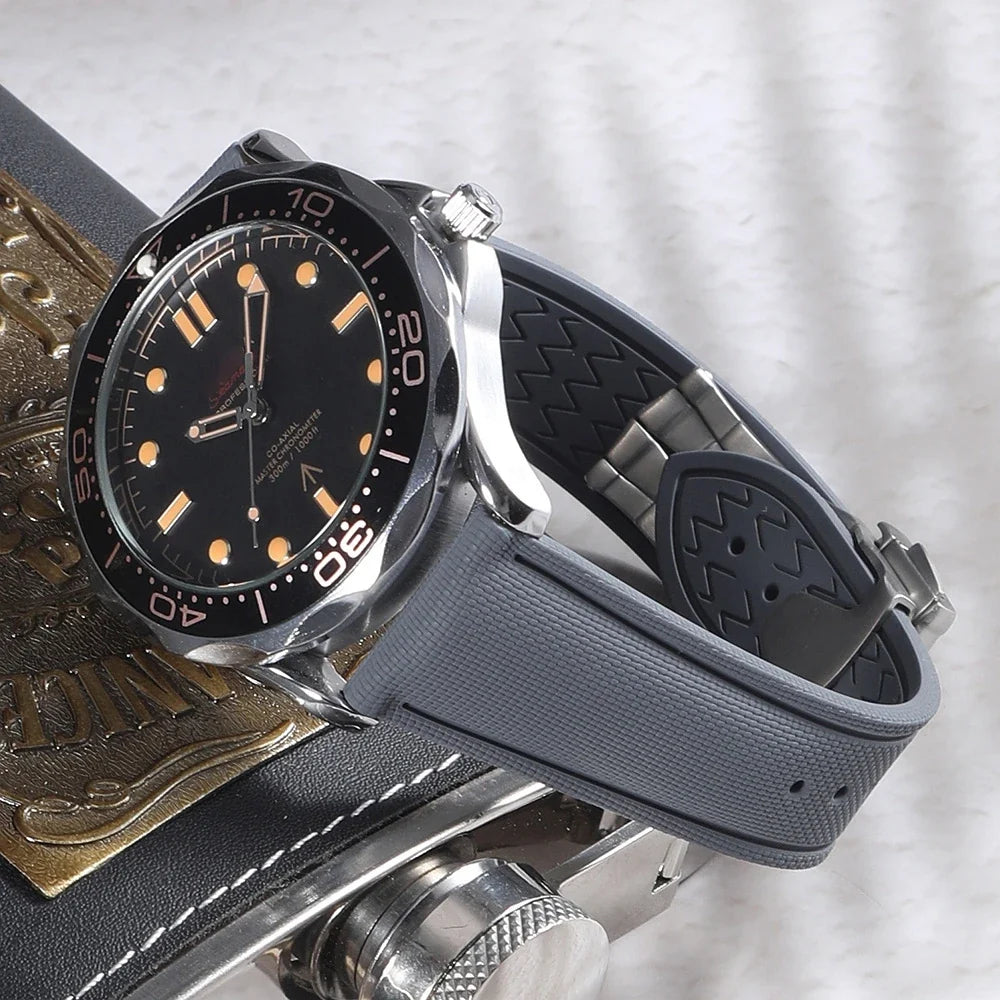 Motorola Moto Watch Sailcloth-Texture FKM Rubber Band