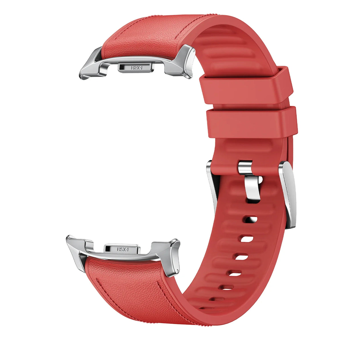 Samsung Galaxy Watch Leather Silicone Band | Watch 9 & 8 40mm 44mm / Watch 8 Classic 46mm Connector Strap
