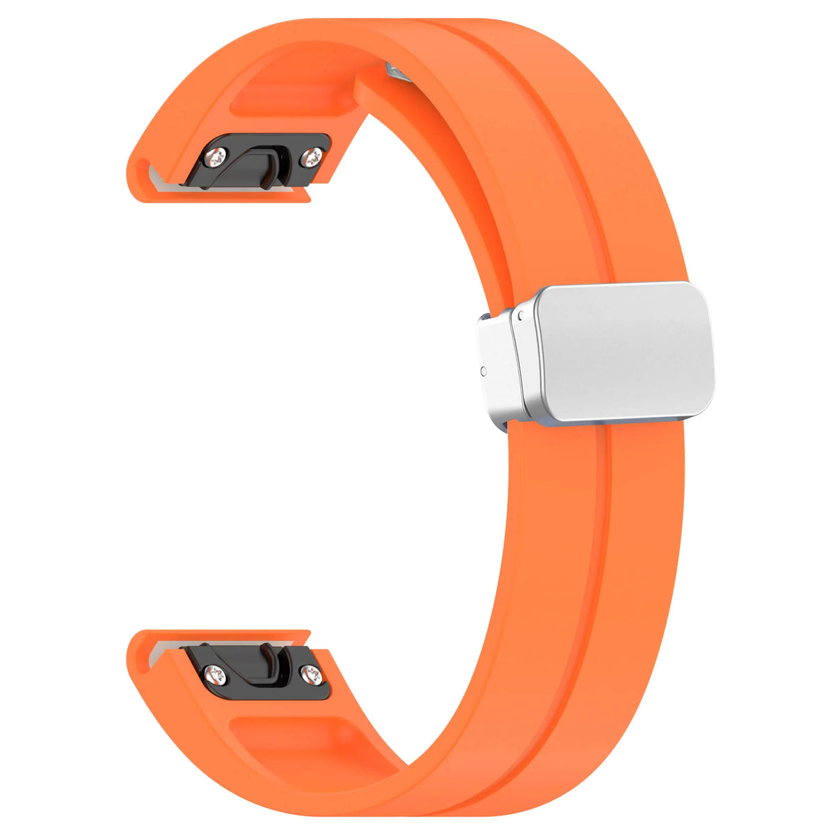 Garmin QuickFit 20/22/26mm Silicone Band with Magnetic Clasp