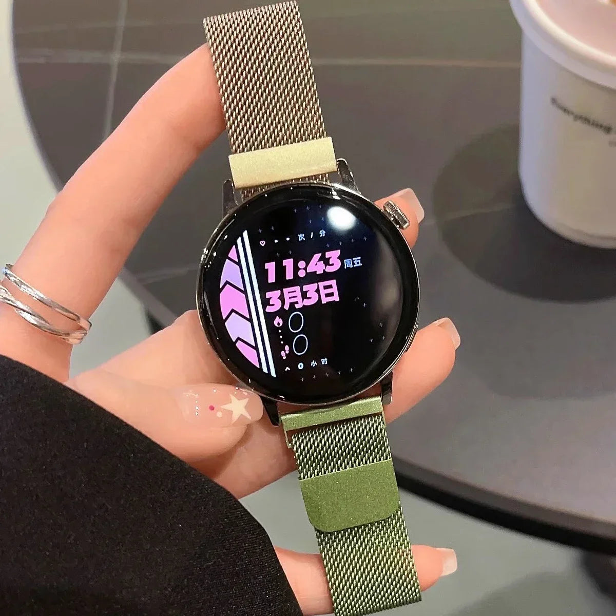 Polar Vantage, Grit X & Ignite Milanese Mesh Band, Magnetic Closure