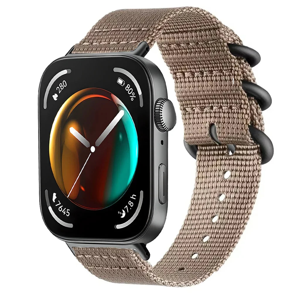 Nylon Fabric Sport Band for Huawei Watch Fit 3 / Fit 2 / Fit 1