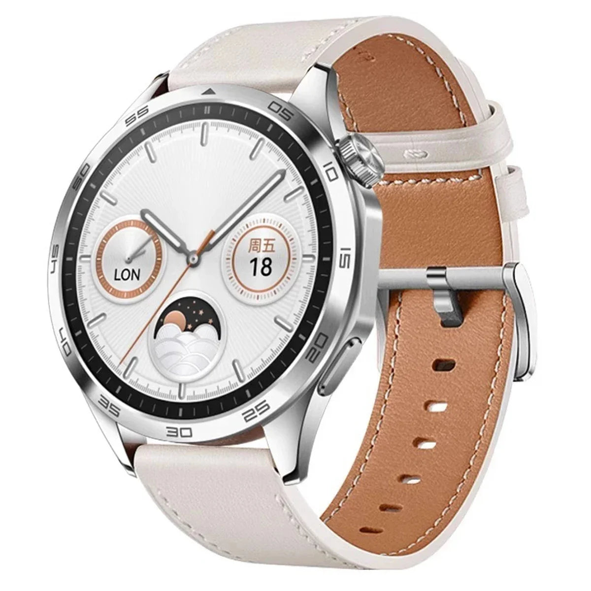 Leather Watch Strap for Huawei Watch GT3 / GT4 / 4 Pro – 20mm & 22mm