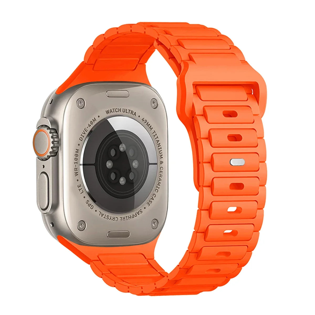 Silicone Strap for Apple Watch Ultra 3/2/1 49mm – Series 11/10/9/8/7/6/SE/5/4 46/45/44/42/41/40mm