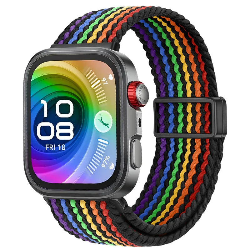 Magnetic Nylon Woven Band for Huawei Watch Fit 4 Pro / Fit 4 / Fit 3