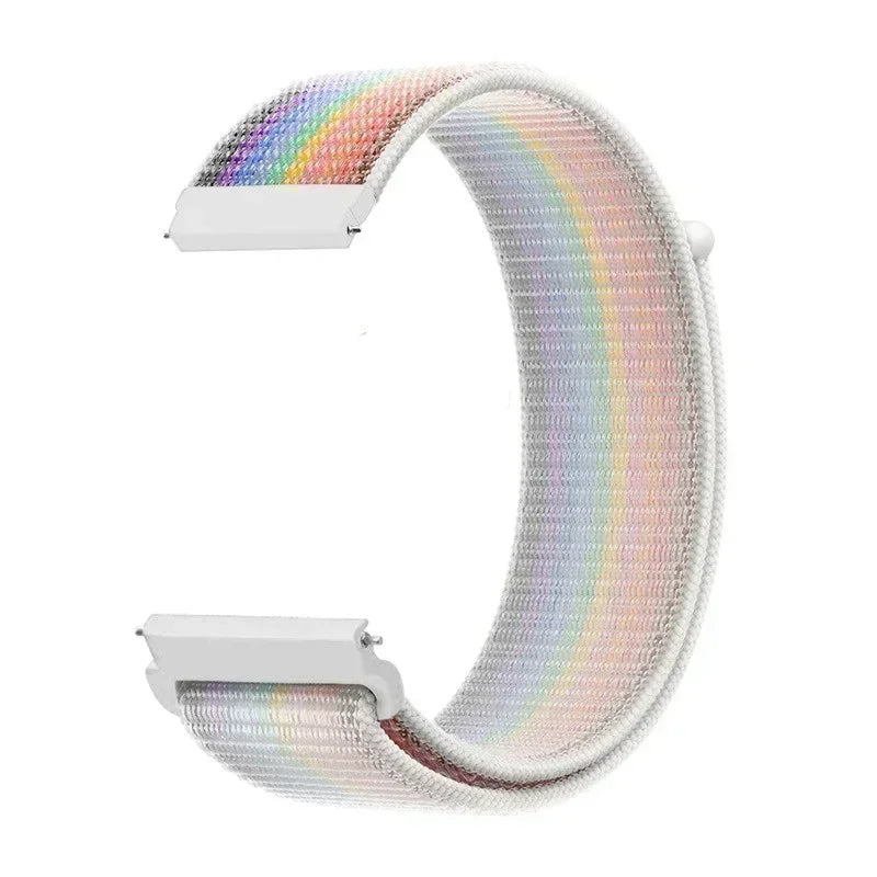 Motorola Moto Watch Woven Nylon Sport Loop, Hook-and-Loop, 50 Colors