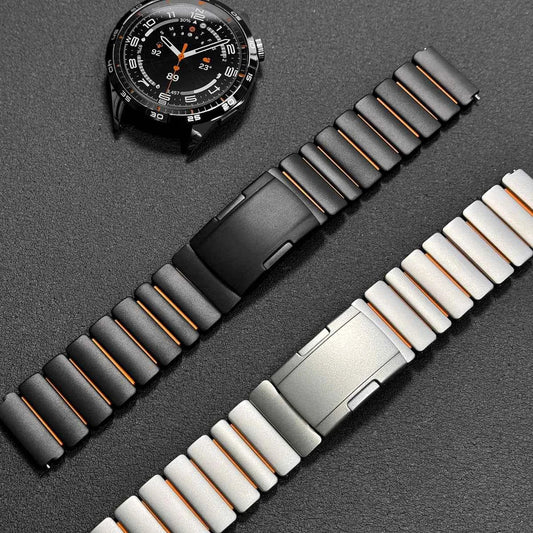 22MM Titanium Silicone Band for Huawei Watch GT6 Pro / GT5 / GT4 & CMF Watch Pro