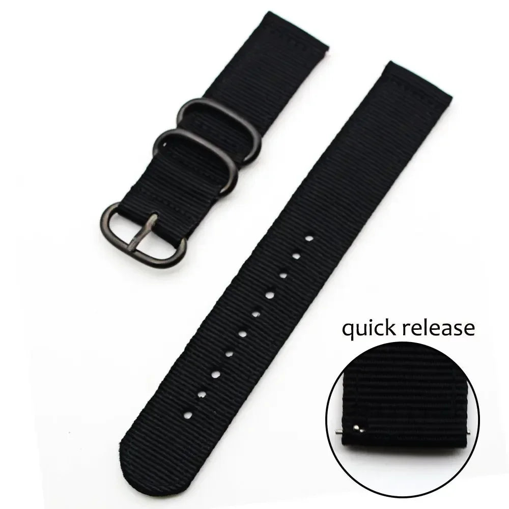OnePlus Watch Nylon NATO-Style Two-Piece Band, Quick Release