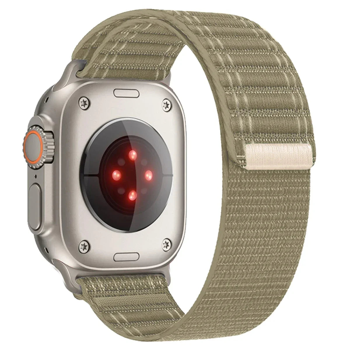 Nylon Loop Wave Strap for Apple Watch – Ultra 3/2 49mm, Series 11/10/9/8/7/6/SE 46/45/44/42/41/40mm