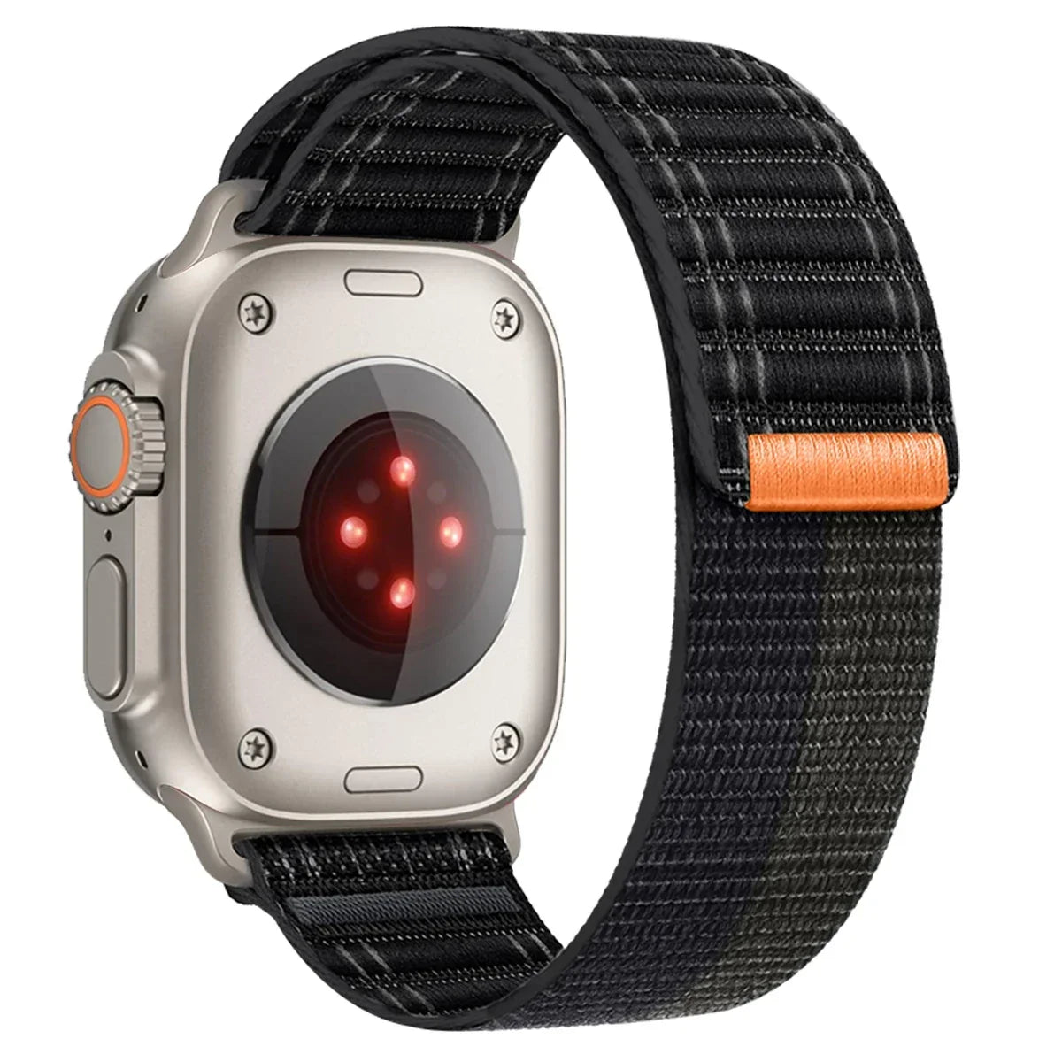 Nylon Loop Wave Strap for Apple Watch – Ultra 3/2 49mm, Series 11/10/9/8/7/6/SE 46/45/44/42/41/40mm