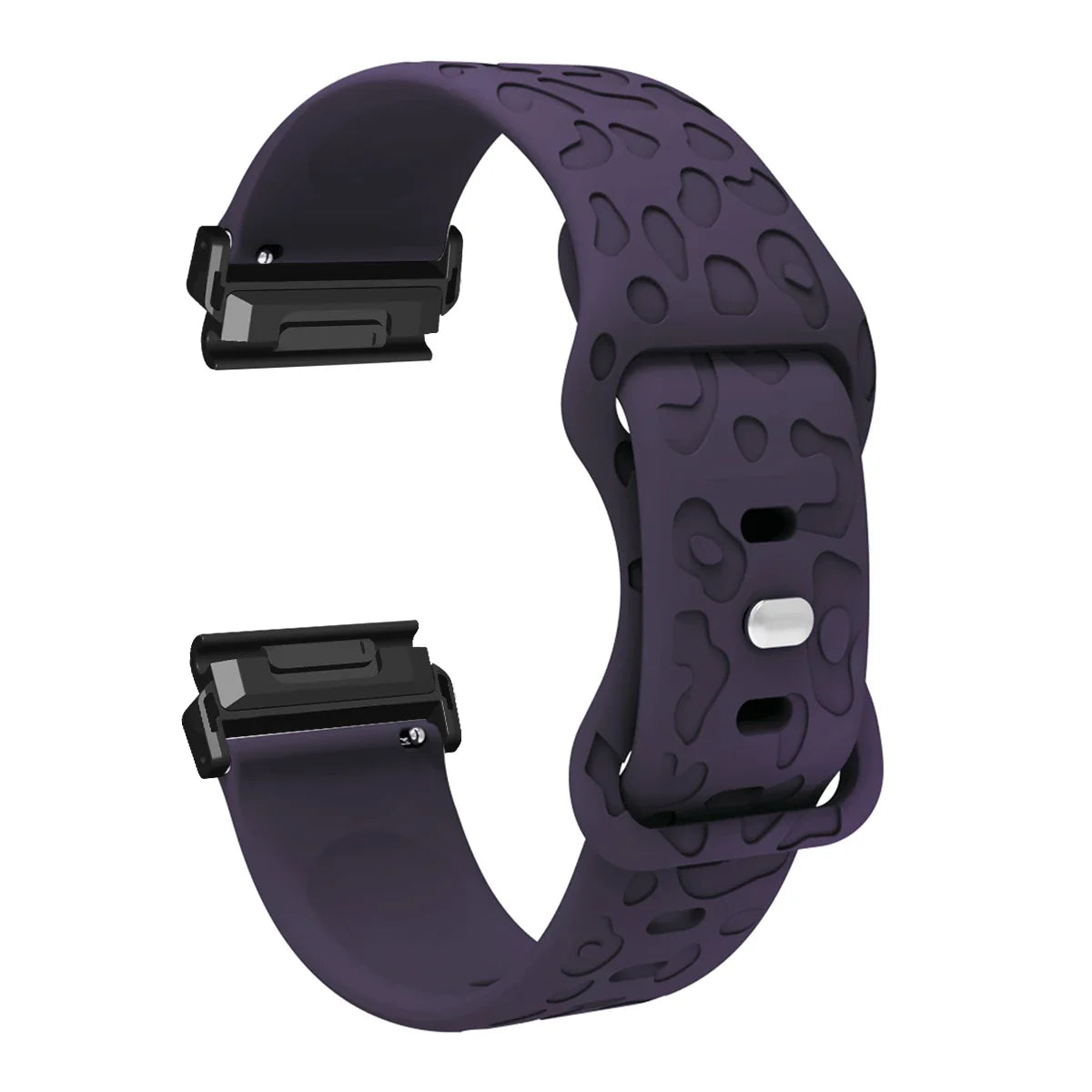 Garmin QuickFit 22/26mm Embossed Silicone Band with Tuck Closure