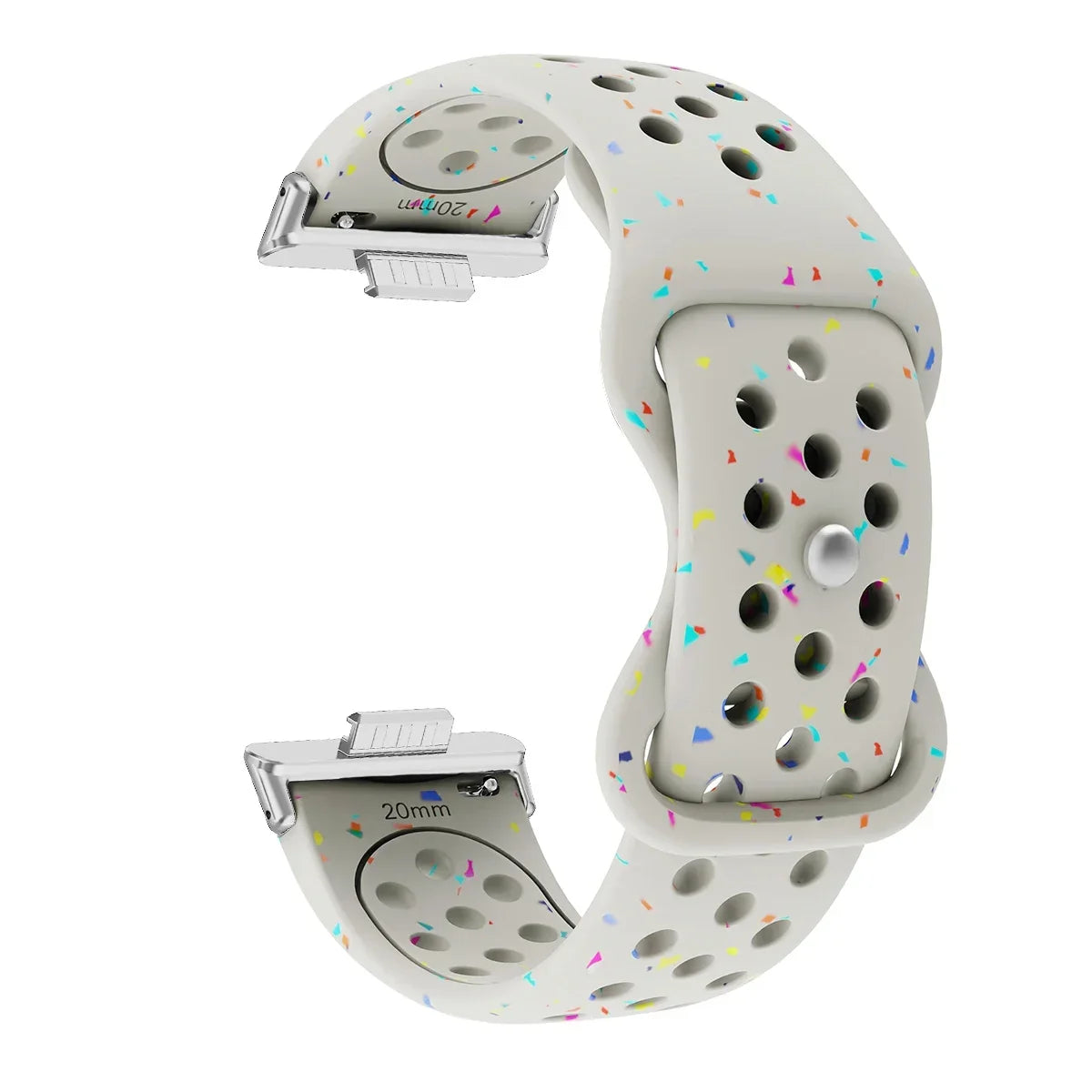 Sport Silicone Watch Band for Huawei Watch Fit 3 / Fit 2 / Fit 1 – Stamp Pattern