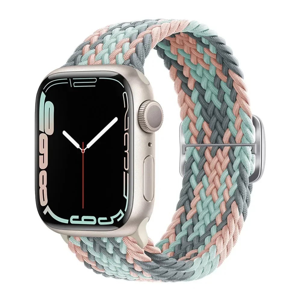 Braided Nylon Solo Loop for Apple Watch Series 1-12, SE & Ultra 1/2/3/4