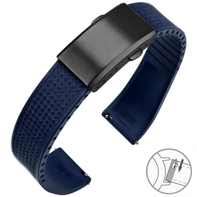 COROS PACE & APEX FKM Rubber Band with Folding Clasp