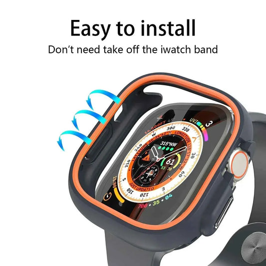 TPU + PC Protective Bumper Case for Apple Watch – Series 10/9/8/7/6/SE & Ultra 1/2 | 41–49mm
