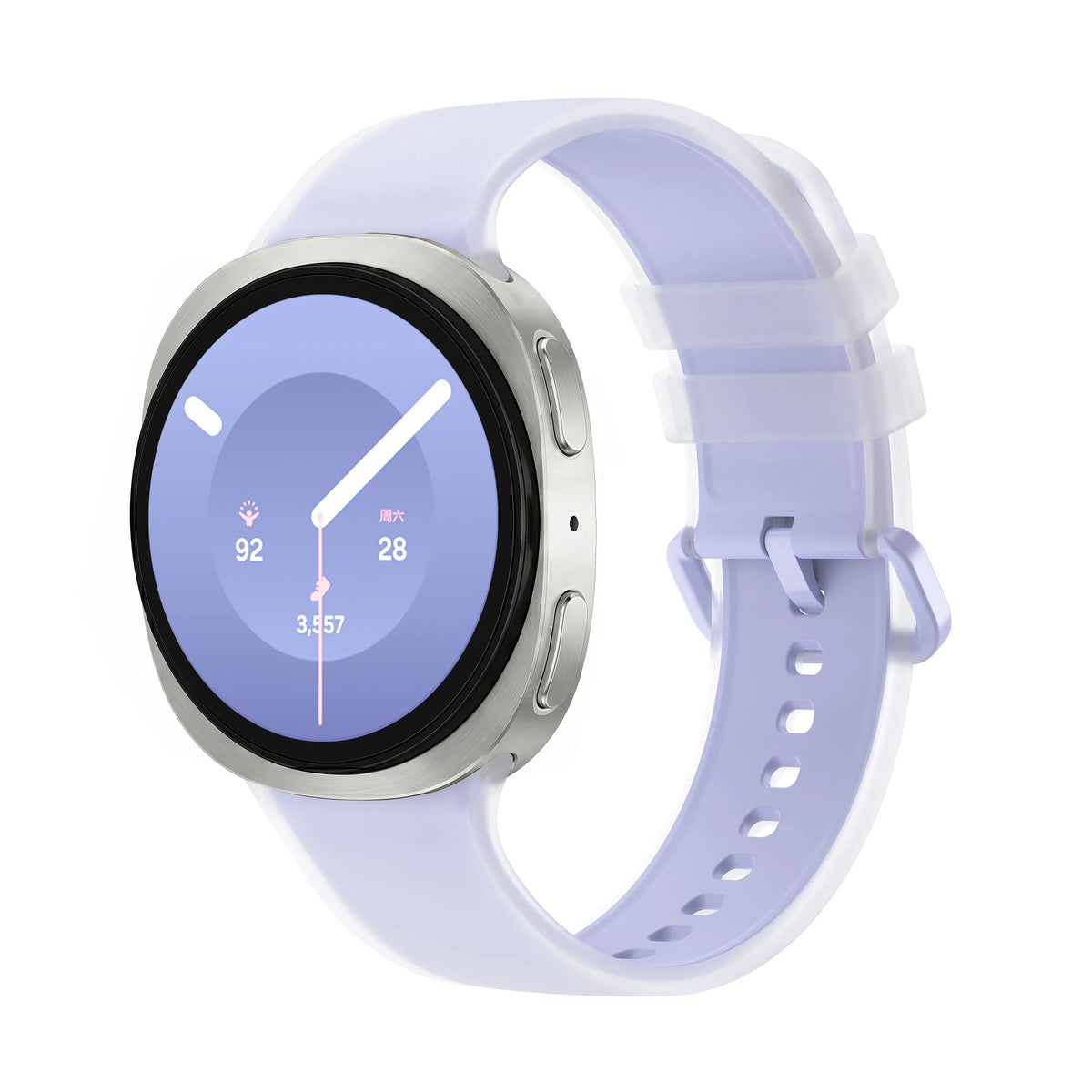 Jelly Silicone Band for Galaxy Watch 8 & 9 40/44mm, 8 Classic 46mm