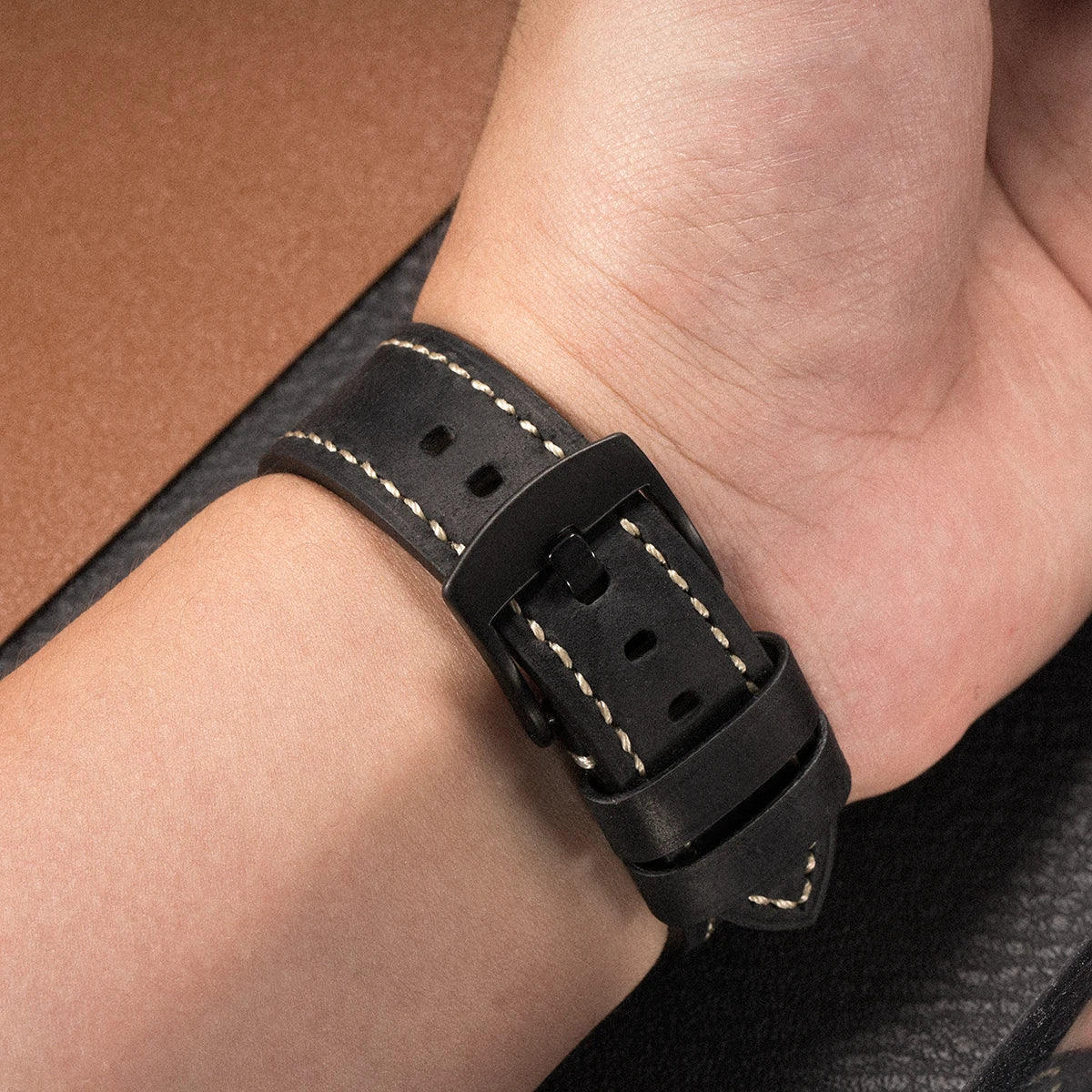 Genuine Leather Band for Samsung Galaxy Watch 8, 8 Classic 46mm & Ultra 47mm