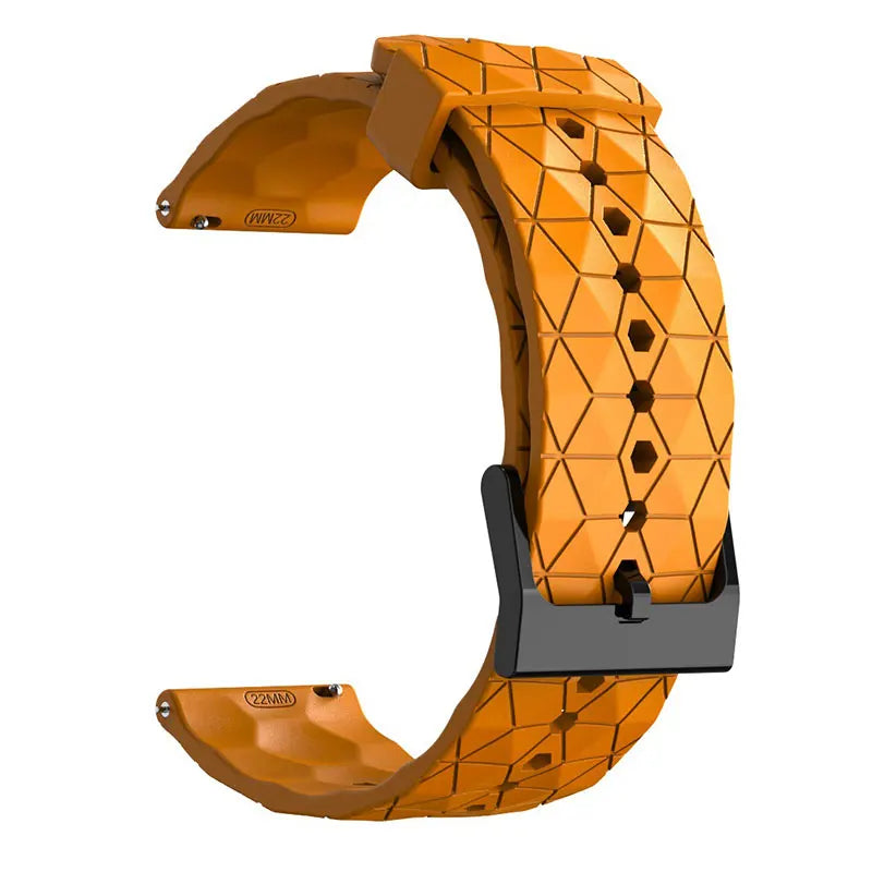 Motorola Moto Watch Geometric Silicone Band with Black Buckle