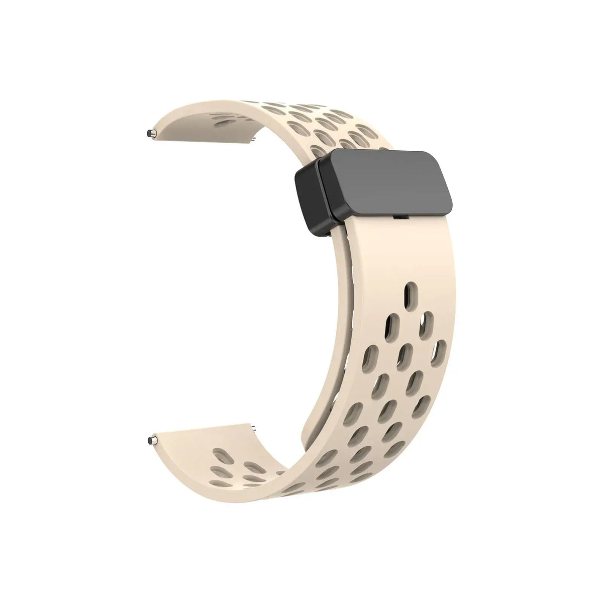 Amazfit Balance, GTR, GTS & Bip Vented Silicone Band, Magnetic Clasp