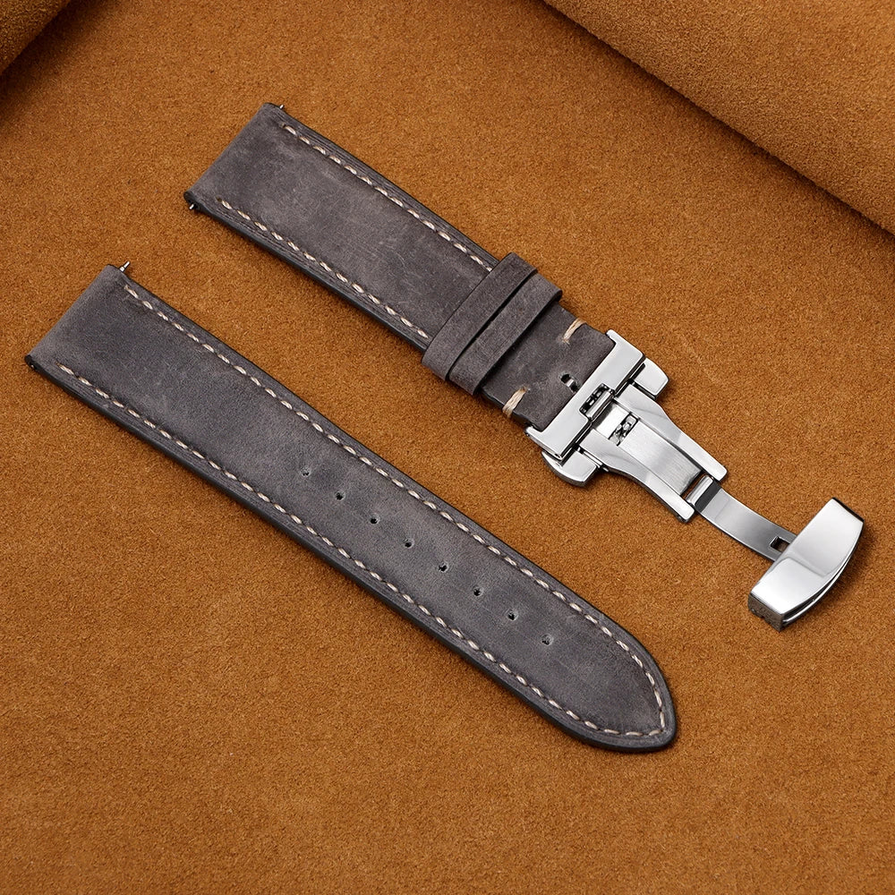 Motorola Moto Watch Calfskin Butterfly Clasp Band