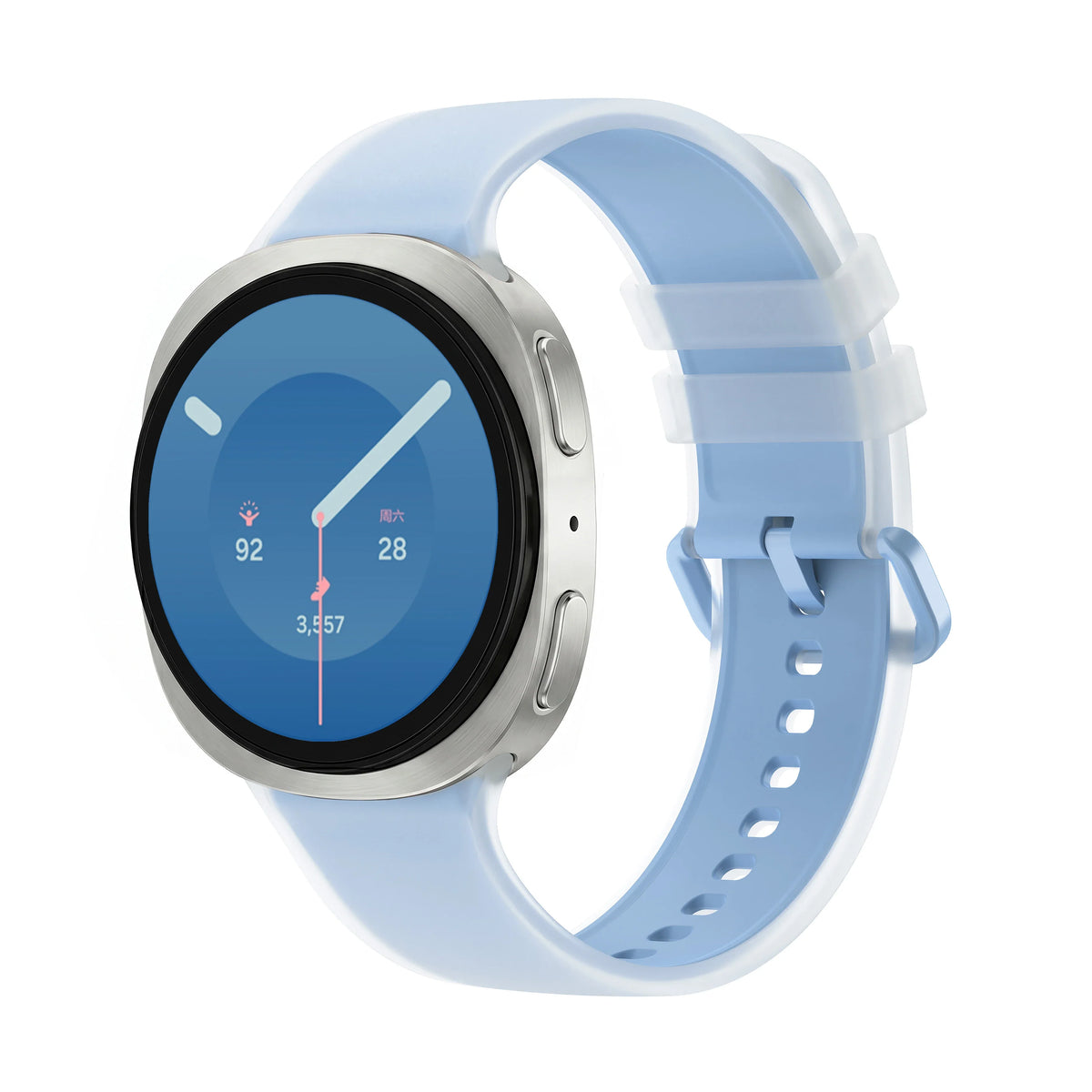 Jelly Silicone Band for Galaxy Watch 8 & 9 40/44mm, 8 Classic 46mm