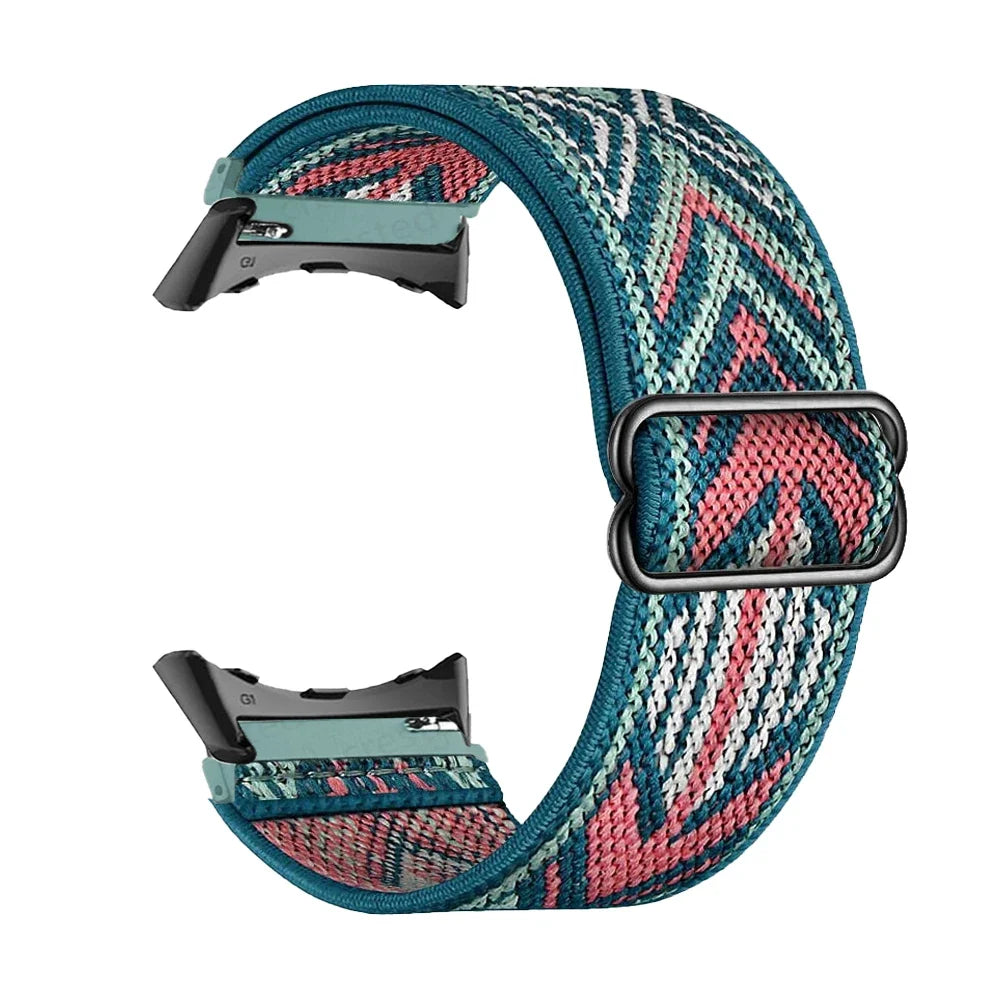 Google Pixel Watch 5, 4 & 3 41mm Elastic Nylon Band, 31 Patterns