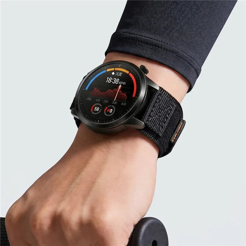 Suunto Race, Vertical & 9 Peak Hook-and-Loop Nylon Sport Band