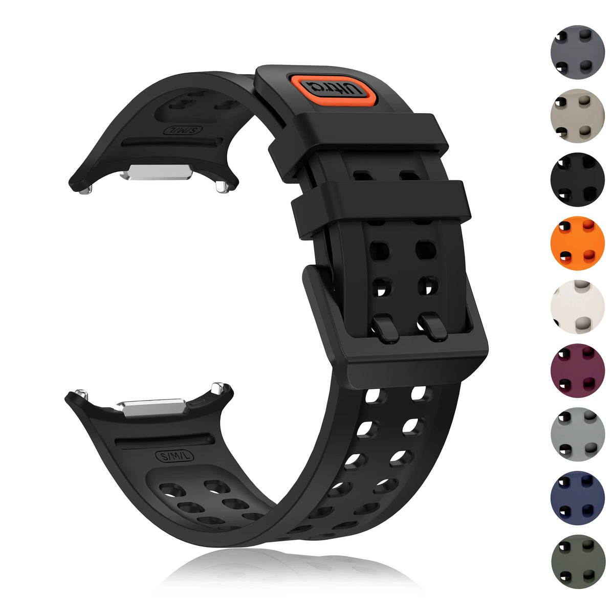 Samsung Galaxy Silicone Sport Watch Band For Ultra/Ultra2 Replacement Strap