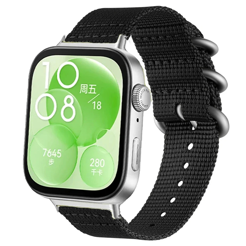 Nylon Fabric Sport Band for Huawei Watch Fit 3 / Fit 2 / Fit 1