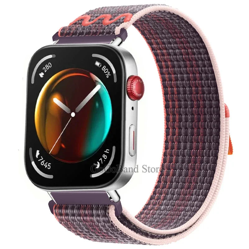 Nylon Loop Band for Huawei Watch Fit 3 / Fit 2 – Sport Replacement Wristband