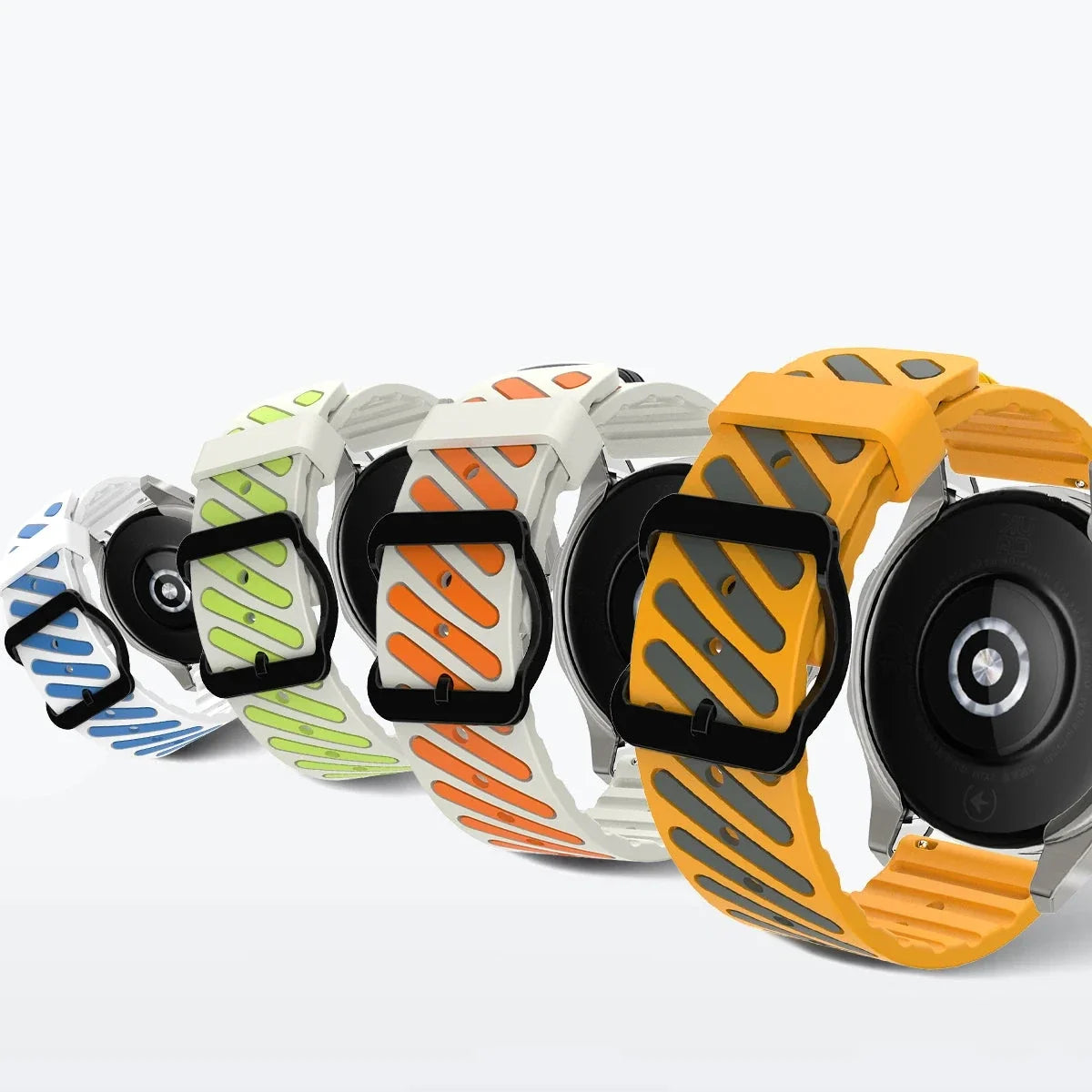 Garmin 22mm Quick Release Two-Tone Silicone Band