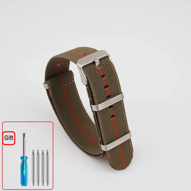 COROS Elastic Nylon Watch Band - Washable Waterproof Strap For Outdoors