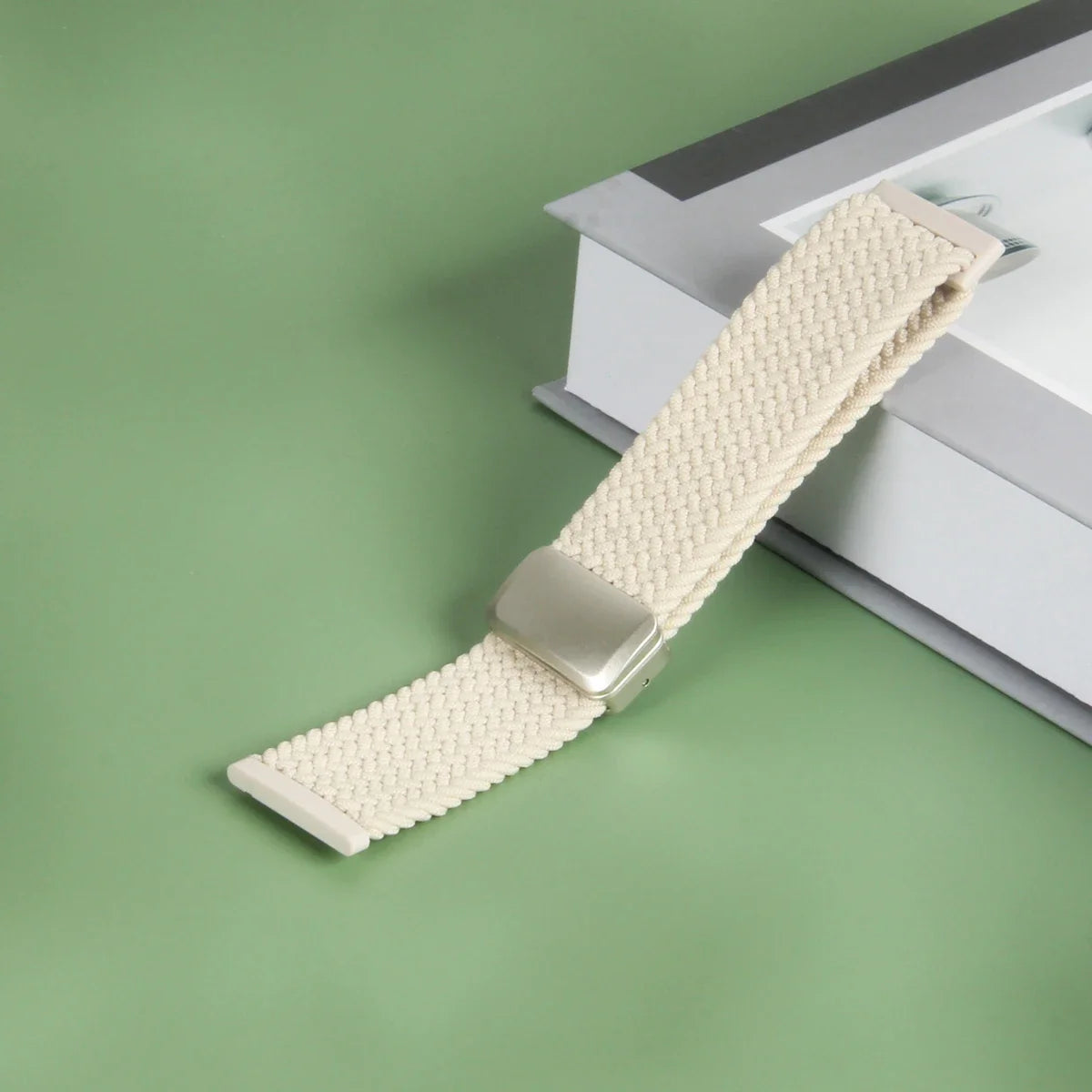 Fitbit Versa 4, 3, 2 & Sense 2 Braided Nylon Band, Magnetic Clasp