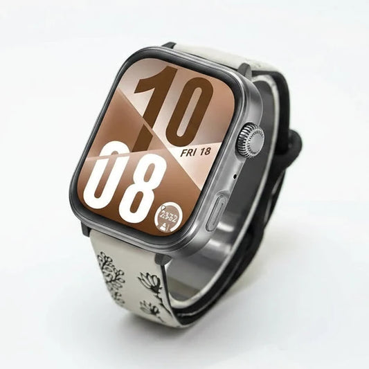 Engraved Pattern Silicone Watch Band for Huawei Watch Fit 4 / 4 Pro / Fit 3 / Fit 2