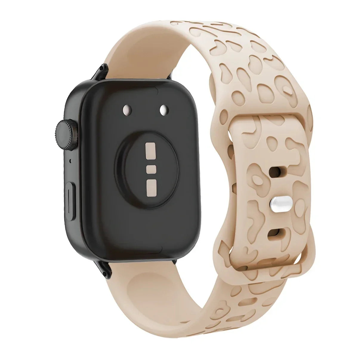Leopard Engraved Silicone Watch Band for Huawei Watch Fit 4 / 4 Pro / Fit 3 / Fit 2