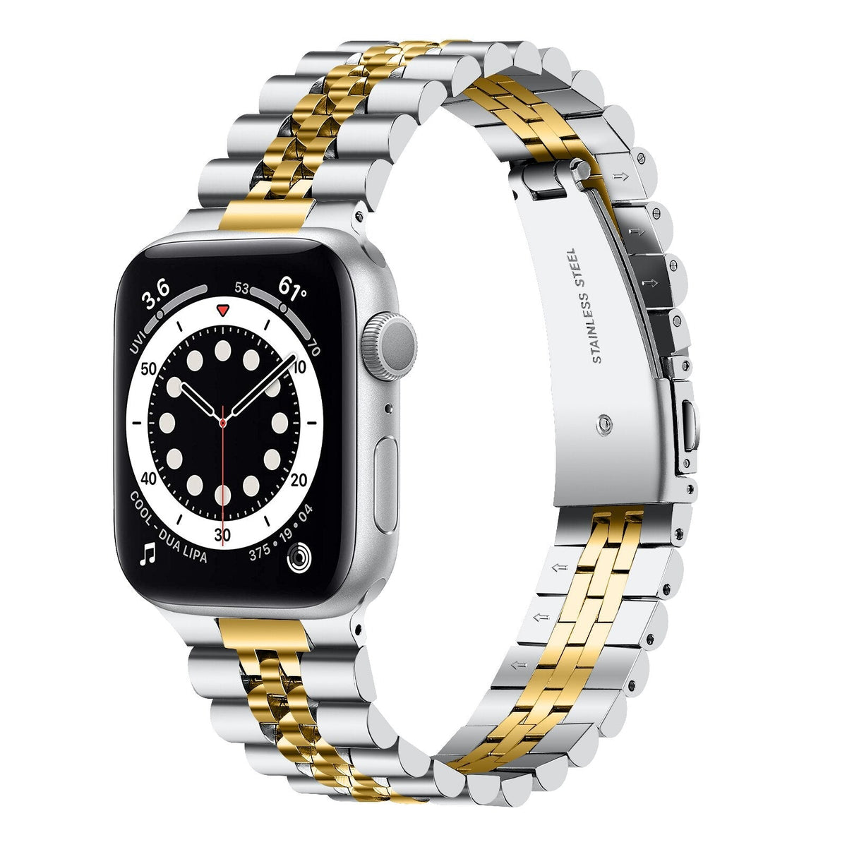 Slim Stainless Steel Apple Watch Band Series 11/10/9/8/7/6/5/4/ SE / Ultra 1/2/3