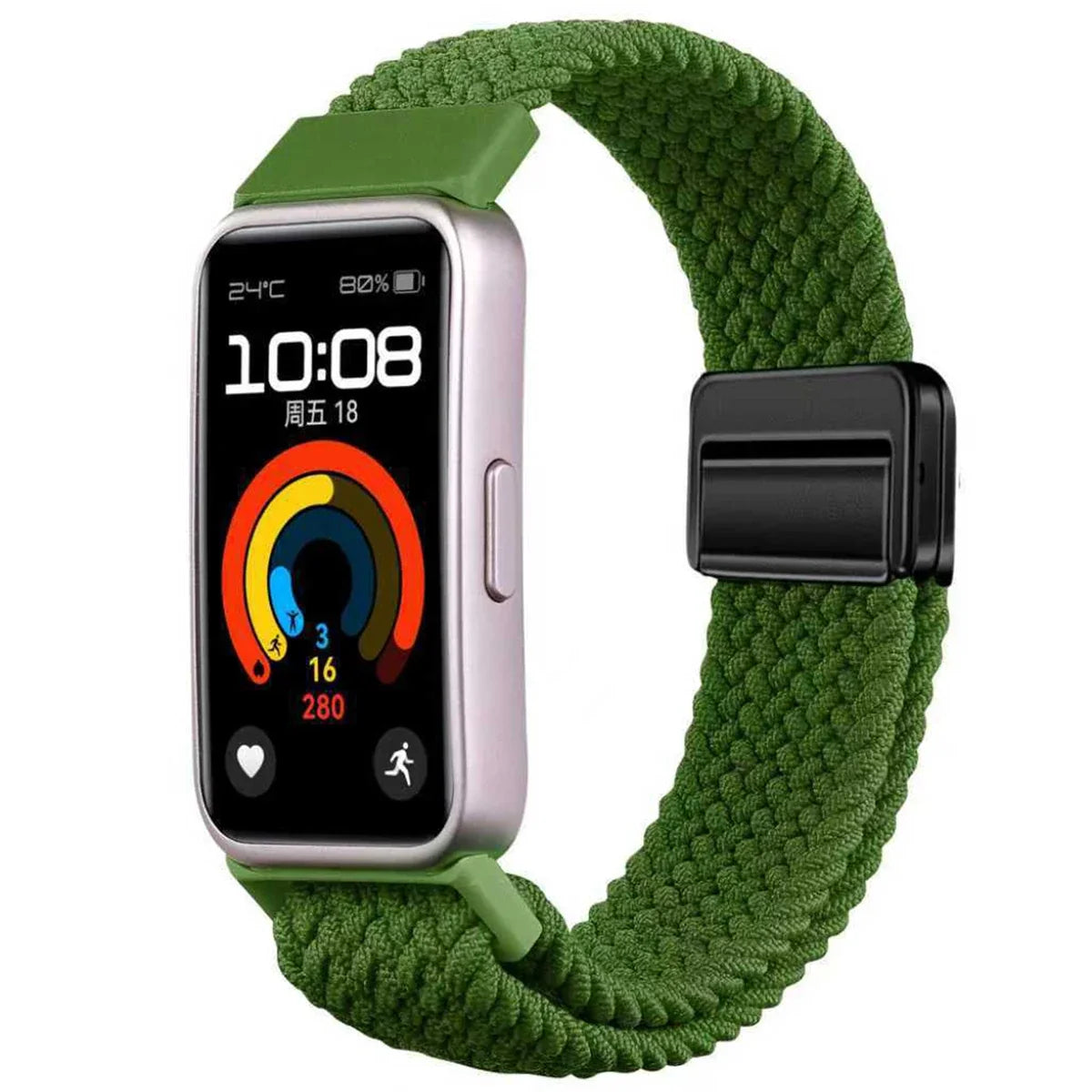 Magnetic Nylon Loop Band for Huawei Band 10 / 9 / 8