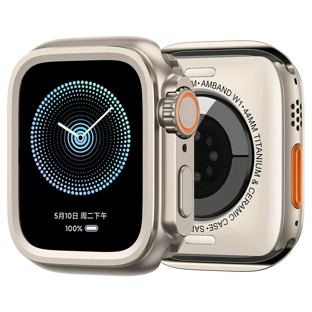 Metal Alloy Case for Apple Watch Series 11/10/9/8/7/6/SE/5/4 – Upgrade to Ultra 1-2 49mm Look