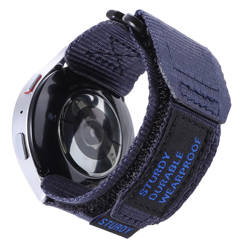 OnePlus Watch Rugged Nylon Band with Hook-and-Loop and Metal Ring