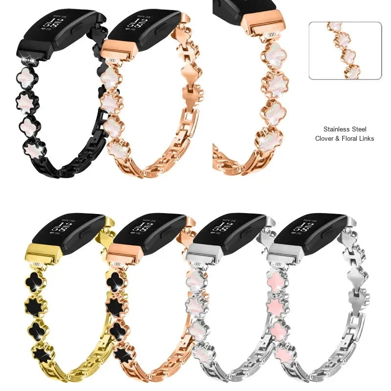 Fitbit Inspire 2, Inspire HR & Ace 3 Clover Link Bracelet Band