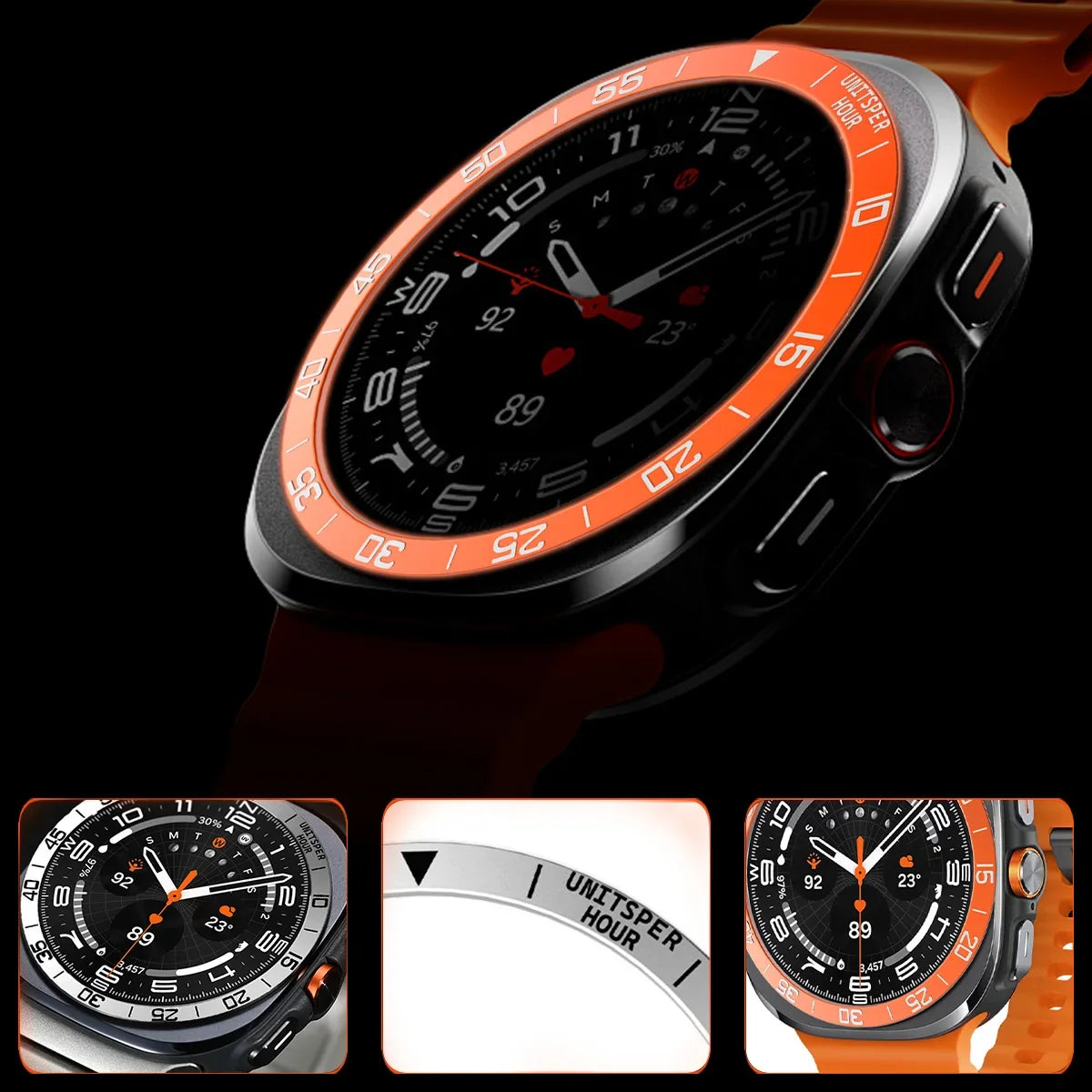 Metal Bezel Ring for Samsung Galaxy Watch Ultra 47mm (2024 & 2025)