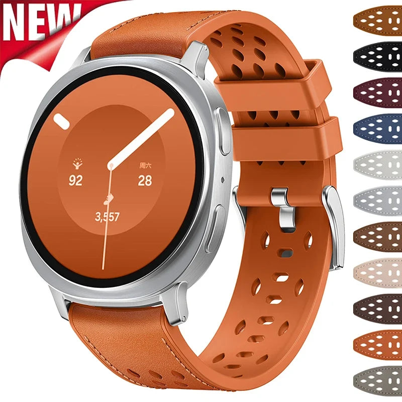 Silicone Strap for Galaxy Watch 8 & 9 40/44mm, 8 Classic 46mm