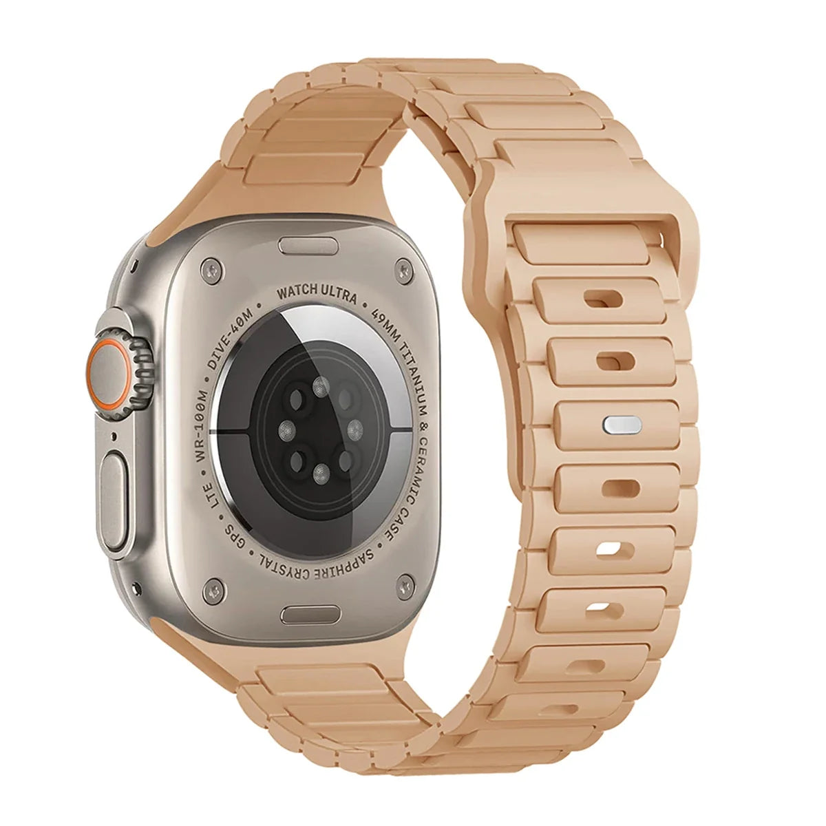 Silicone Strap for Apple Watch Ultra 3/2/1 49mm – Series 11/10/9/8/7/6/SE/5/4 46/45/44/42/41/40mm