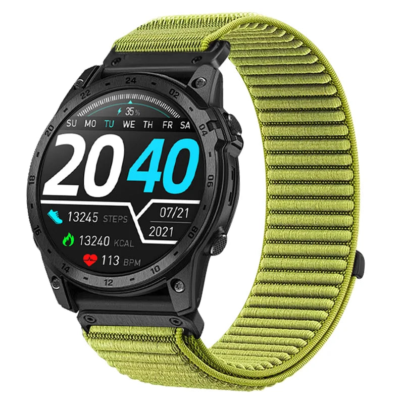 Garmin QuickFit 20/22/26mm Elastic Woven Nylon Hook-and-Loop Band