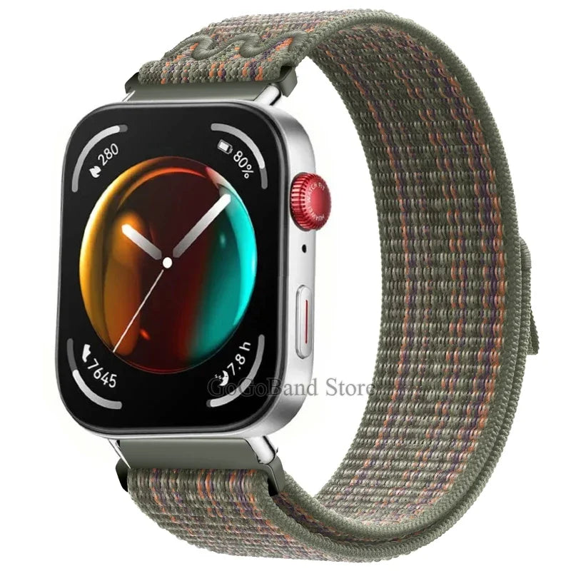 Nylon Loop Band for Huawei Watch Fit 3 / Fit 2 – Sport Replacement Wristband