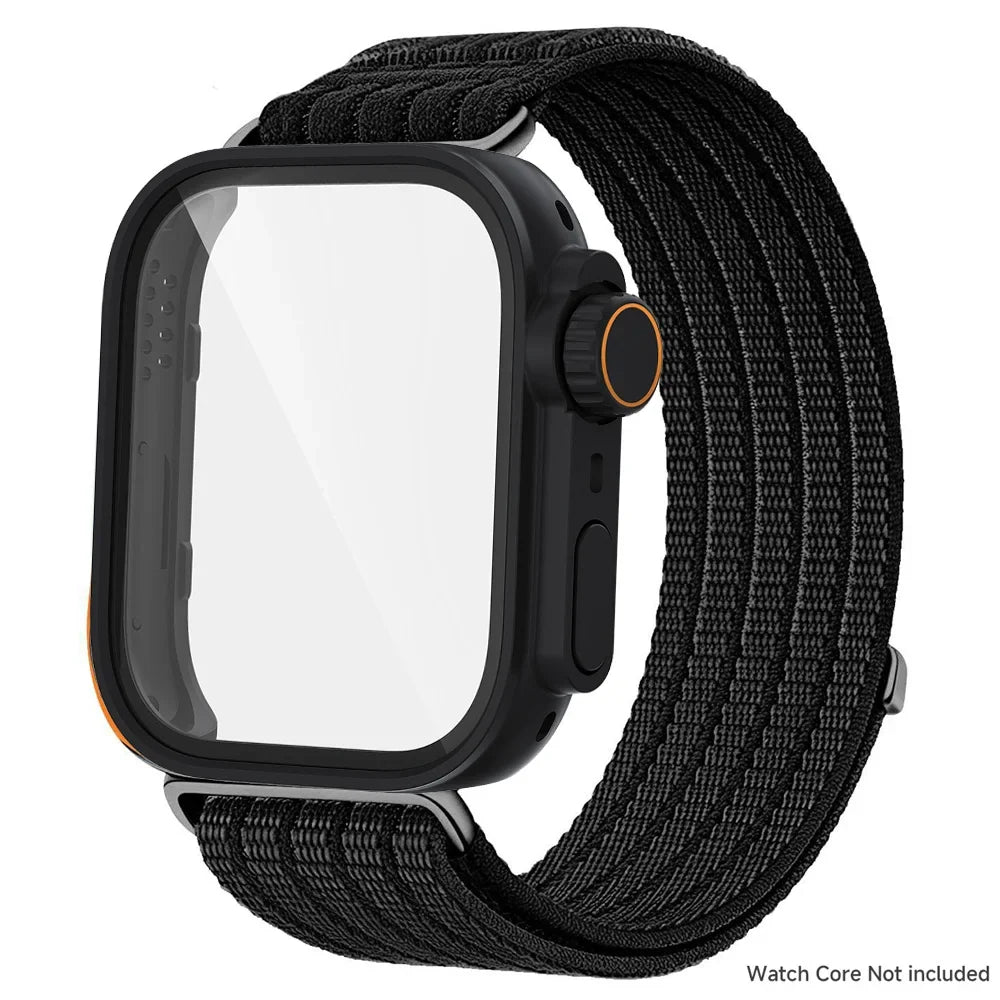 Nylon Band + Case for Huawei Watch Fit 5 / Fit 5 Pro – Woven Wristband with Ultra Cover